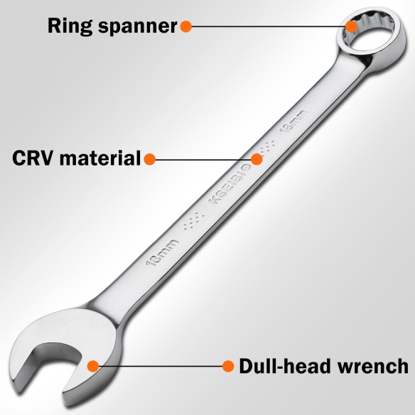 Professional Grade Combination Wrench Set for Versatile Repairs | KSEIBI