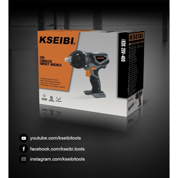 Powerful 20V Cordless Impact Wrench for DIY Enthusiasts | KSEIBI