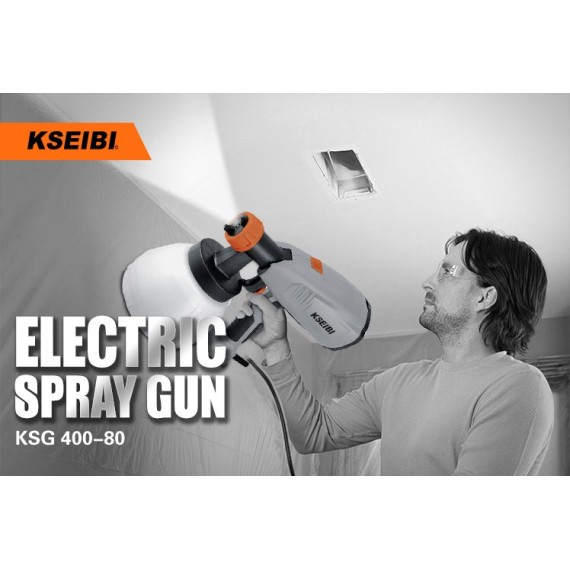 High-Quality Electric Spray Gun for Precision Painting | KSEIBI