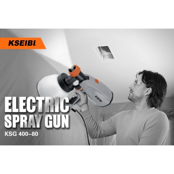High-Quality Electric Spray Gun for Precision Painting | KSEIBI