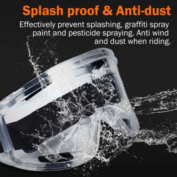 Wide-Vision Safety Goggle Clear Lens for Ultimate Protection | KSEIBI