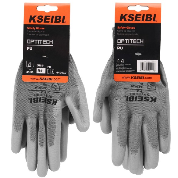 Durable and Comfortable Pu Gloves for Work and Gardening | KSEIBI