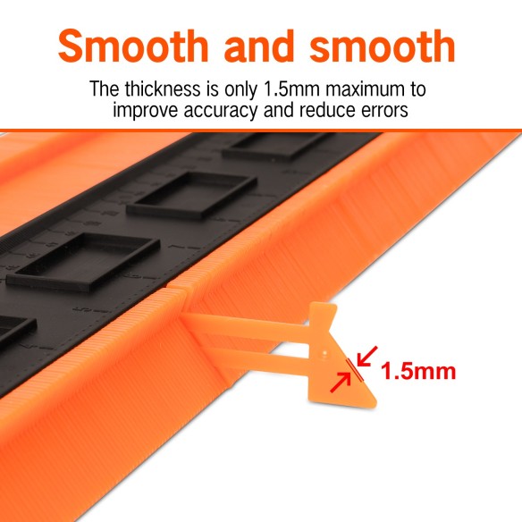 Accurate Contour Gauge for Precise Measurements | KSEIBI