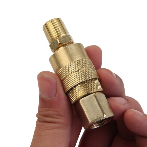 Набор соединителей для промышленного использования с латунным покрытием | KSEIBI