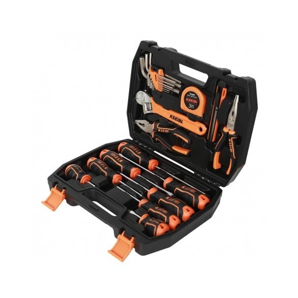 Premium 22PCS Full Toolset Plastic Box for Home and DIY Projects | KSEIBI