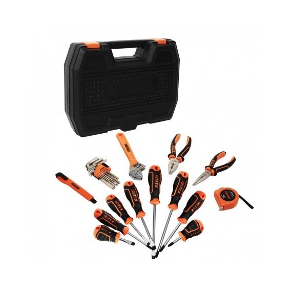 Premium 22PCS Full Toolset Plastic Box for Home and DIY Projects | KSEIBI