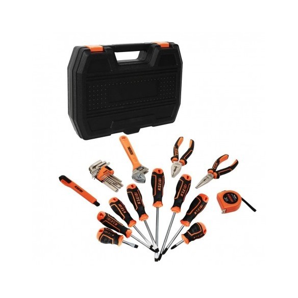 مجموعه ابزار کامل با جعبه پلاستیکی ۲۲ تکه برند کسیبی | KSEIBI