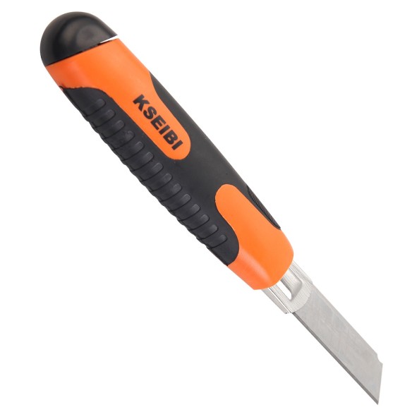 Premium Auto Retractable Blade Utility Knife for Precision Cutting | KSEIBI