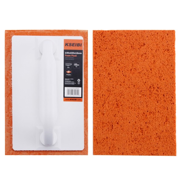 اسفنج گچ‌کاری با دسته پلاستیکی برند ماله | KSEIBI