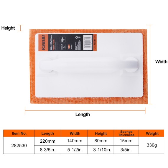 Lightweight Foam Float With Plastic Handle for Easy Handling and Durability | KSEIBI