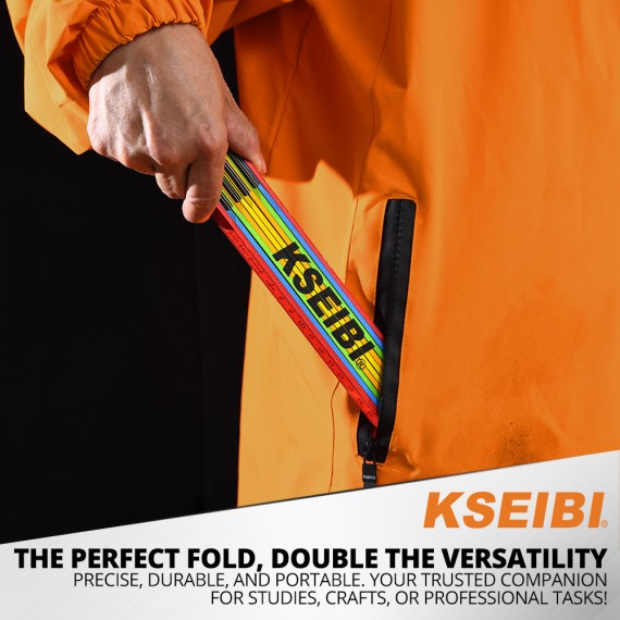 Premium Wooden Folding Ruler for Accurate Measurements | KSEIBI
