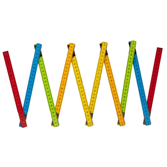 Premium Wooden Folding Ruler for Accurate Measurements | KSEIBI