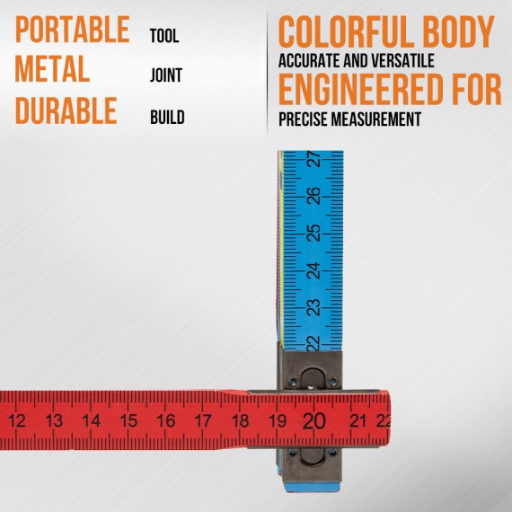Premium Wooden Folding Ruler for Accurate Measurements | KSEIBI