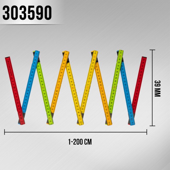 Premium Wooden Folding Ruler for Accurate Measurements | KSEIBI