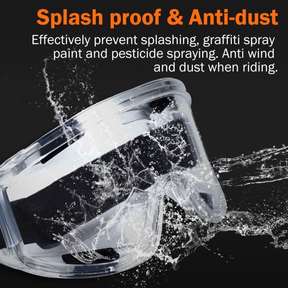 Wide-Vision Safety Goggle Clear Lens for Ultimate Protection | KSEIBI