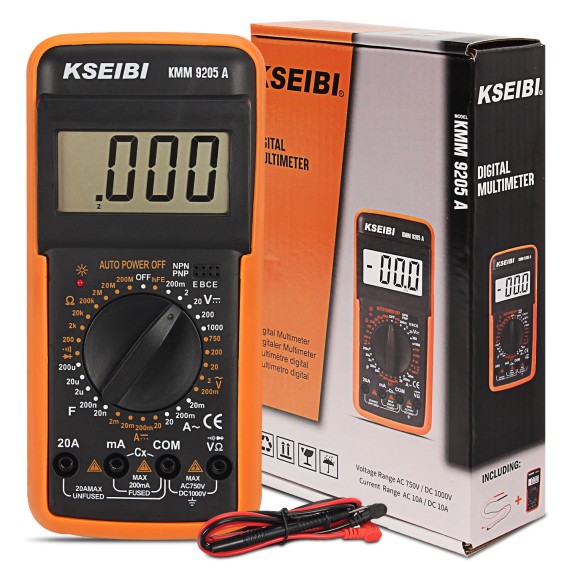 High-Precision Voltage Tester with LCD Screen for Accurate Readings | KSEIBI