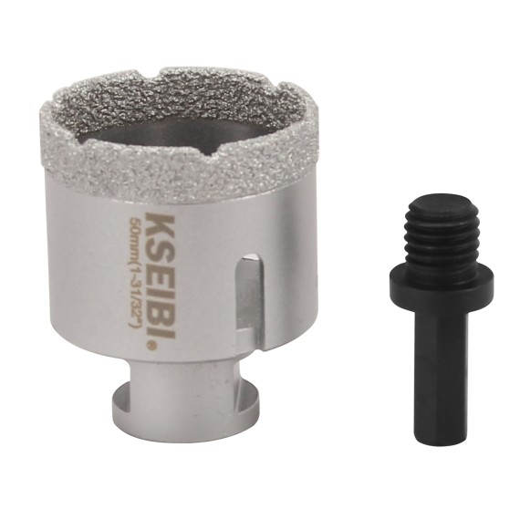 منشار كور حفر ألماسي ملحوم بتفريغ - أداة قوية للحفر بدقة عالية | KSEIBI