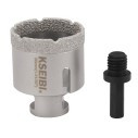 High-Quality Vacum Brazed Diamond Core Holesaw for Precise Cutting | KSEIBI