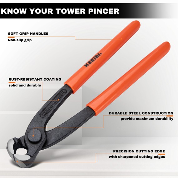 High-Quality Tower Pincer for PVC Installation | KSEIBI