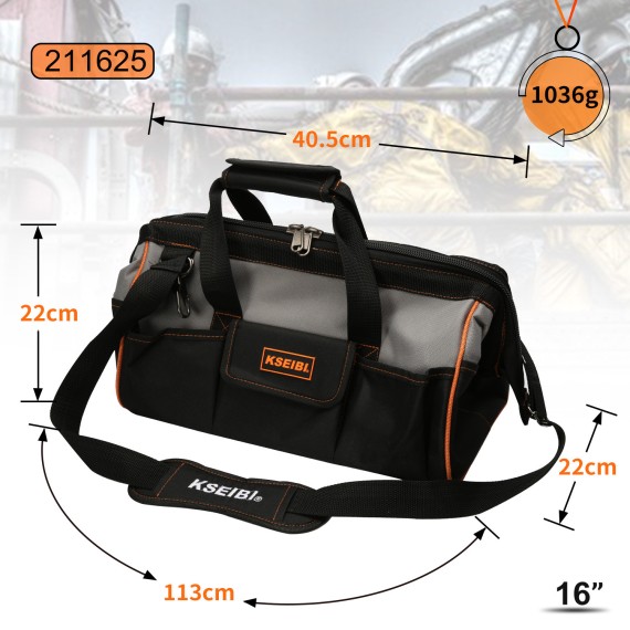 حقيبة أدوات قماشية عالية الجودة | تخزين وحماية الأدوات بأمان | KSEIBI