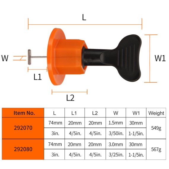瓷砖找平留缝器 - 专业工具，轻松填平瓷砖缝隙 | KSEIBI