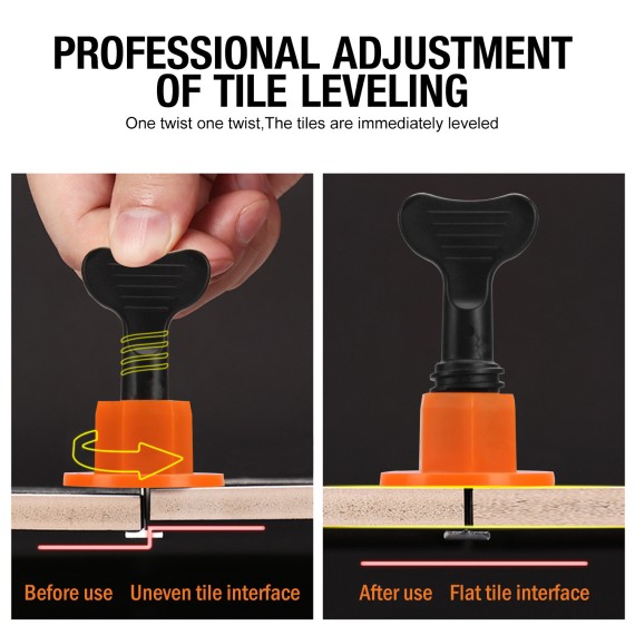 Achieve Perfectly Aligned Tiles with Our Tile Leveling/Spacer System | KSEIBI