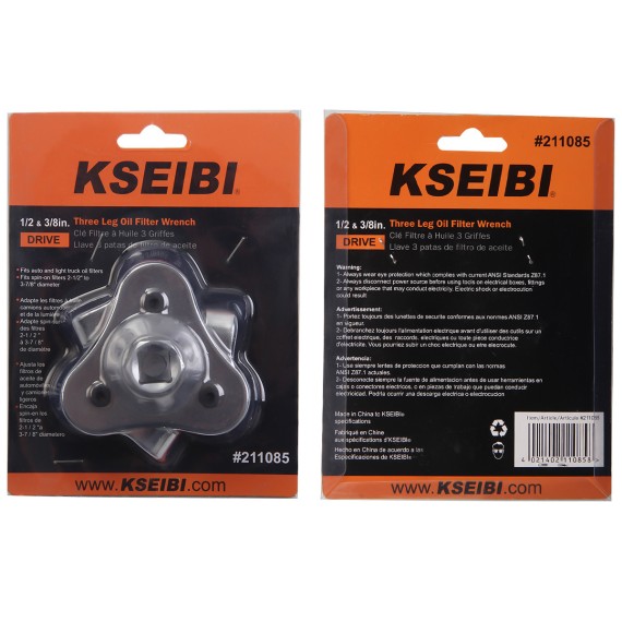 High-Quality Three Leg Oil Filter Wrench 63 - 102mm for Easy Maintenance | KSEIBI