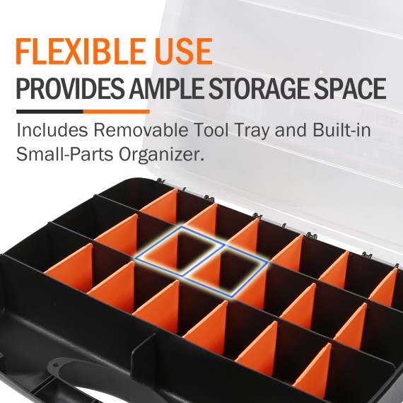 Ultimate Tool Organizer for 15-Compartment | KSEIBI