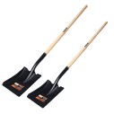 Durable Steel Shovel with Ergonomic Handle for Efficient Gardening | KSEIBI