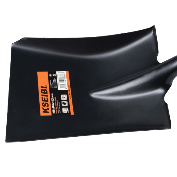 Durable Steel Shovel with Ergonomic Handle for Efficient Gardening | KSEIBI