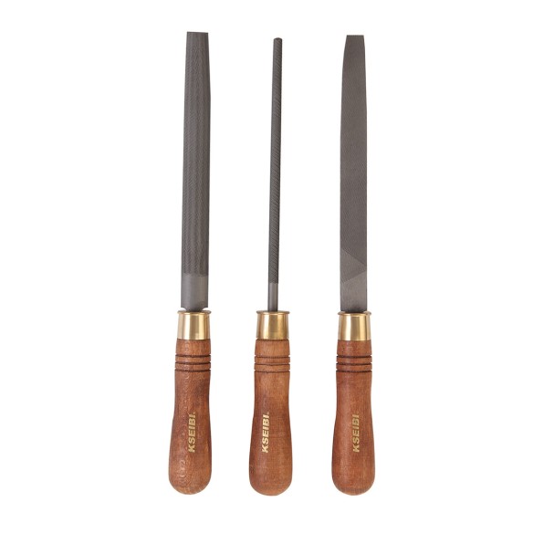 Купить набор стальных напильников OPTIWOOD: 3 штуки | KSEIBI