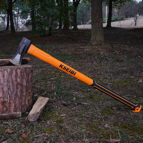 High-Quality Splitting Axe With Fiberglass Handle for Efficient Wood Splitting | KSEIBI