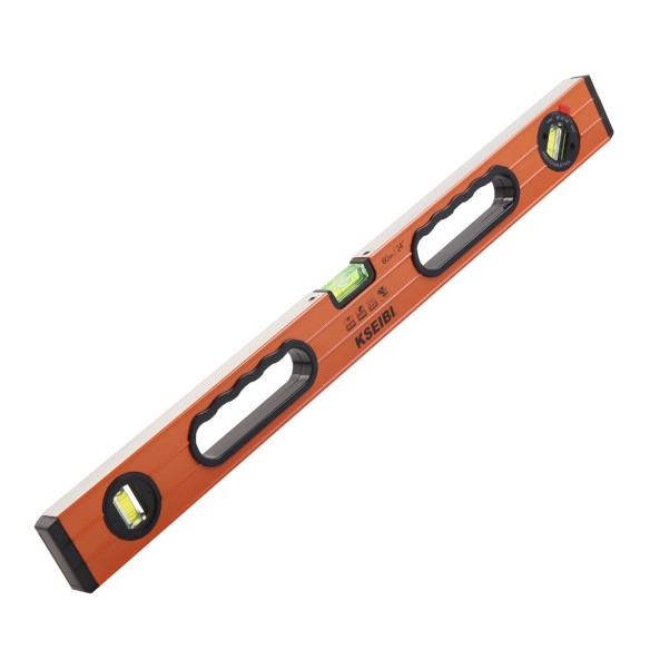 Professional Precision Spirit Level with Three Vials for Accurate Measurements | KSEIBI