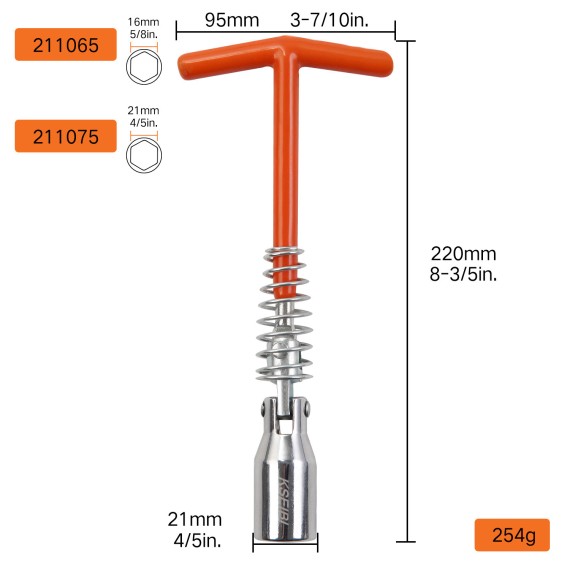 高品质火花塞扳手，轻松更换您的汽车零件 | KSEIBI