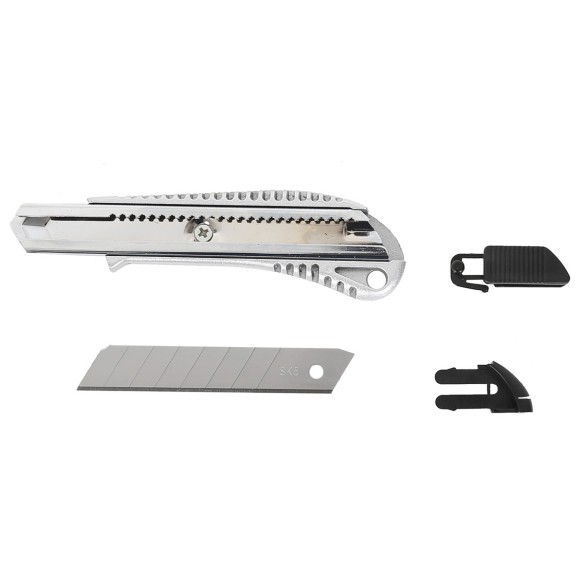 Durable Snap-Off Aluminium Knife 18mm for Precision Cutting | KSEIBI