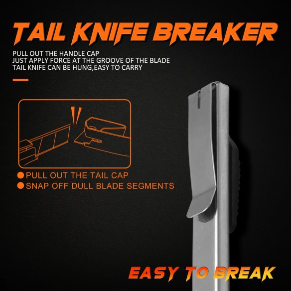 High-Quality Snap Off Aluminium Utility Knife - 9mm for Precision Cutting | KSEIBI