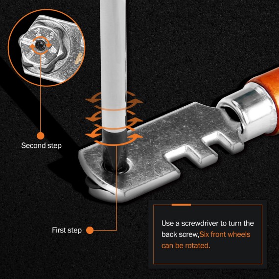 High-Quality Six Wheel Cutter for Precise Wood Cutting | KSEIBI