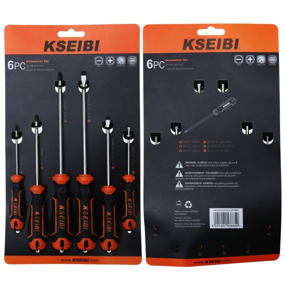 ست ۸ عددی پیچ‌گوشتی دو سو و چهارسو مدل 865 برند کسیبی | KSEIBI