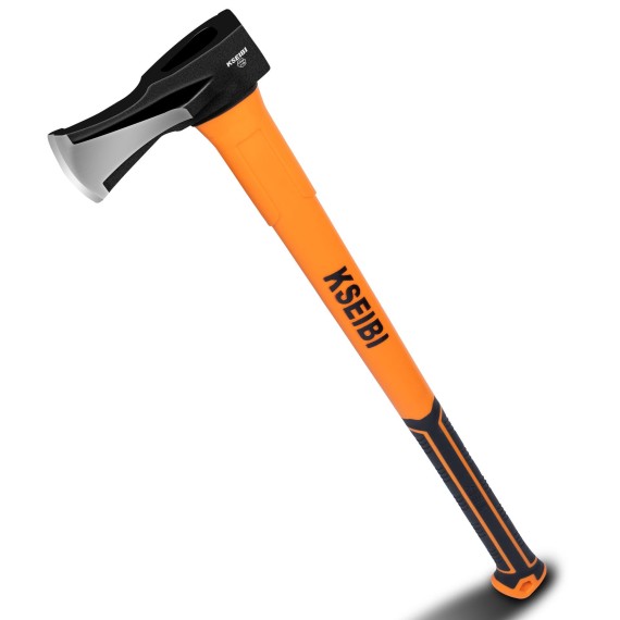 High-Quality Splitting Axe With Fiberglass Handle for Efficient Wood Splitting | KSEIBI