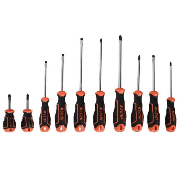 Premium Slotted &amp; Philips Screwdriver Set for Precision Work | KSEIBI