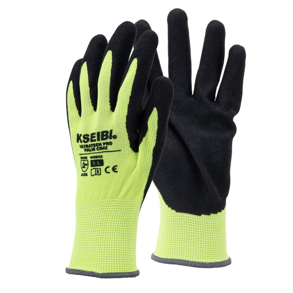 Купить нитриловые перчатки с песчаным покрытием онлайн | KSEIBI