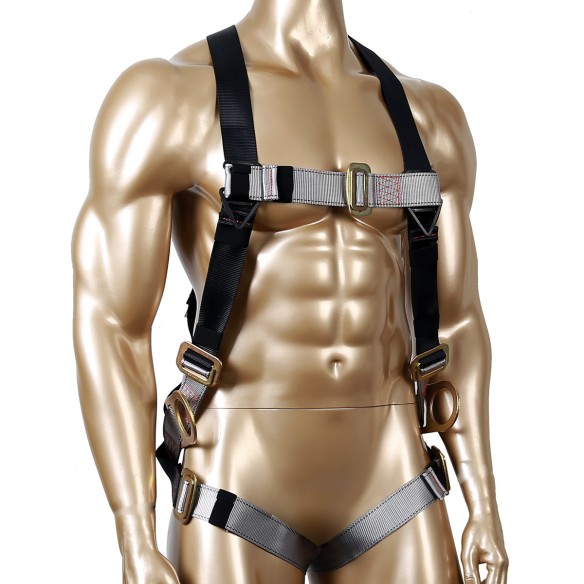 Страховочная система делюкс с 3 D-кольцами для безопасного подъема | KSEIBI