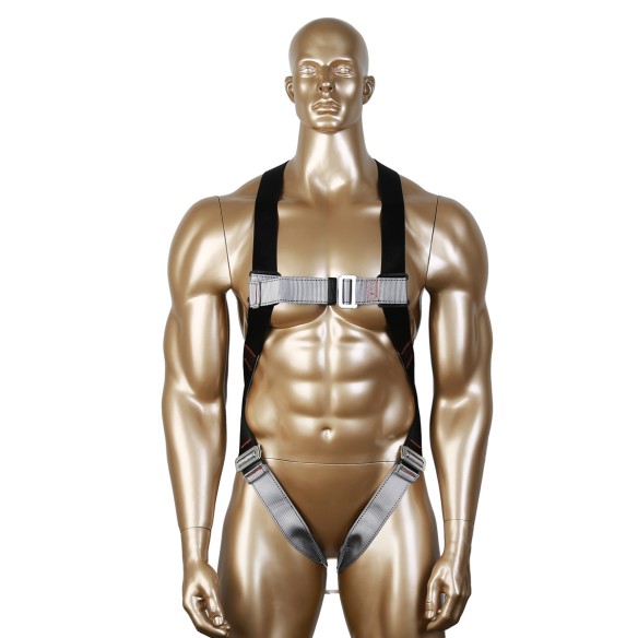 کیت کمربند ایمنی با طناب پیچ خورده و حلقه D | KSEIBI