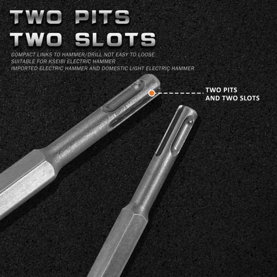 Premium SDS-Plus Pointed Chisel for Precision Demolition | KSEIBI
