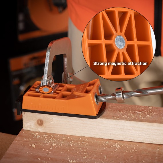 Professional Plastic Hd Pocket Hole Jig Set for Precision Woodworking | KSEIBI