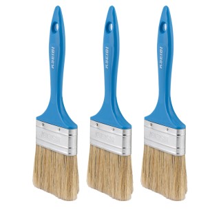 High-Quality Plastic Handle White Paint Brush - Light Blue for Precise Painting | KSEIBI 2