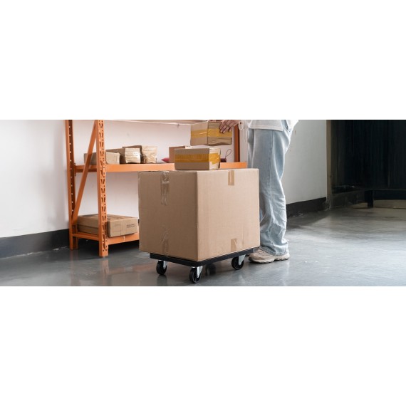 High-Quality Plastic Dolly for Easy Moving | KSEIBI