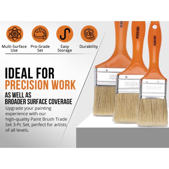 High-Quality Paint Brush Trade Set for Professional Artists | KSEIBI
