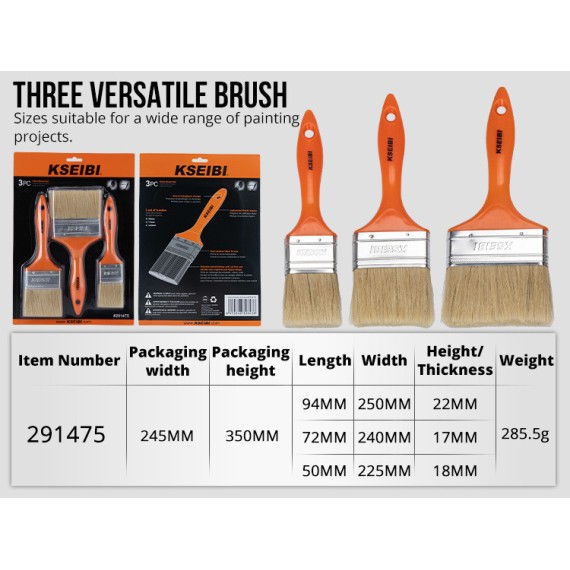 High-Quality Paint Brush Trade Set for Professional Artists | KSEIBI