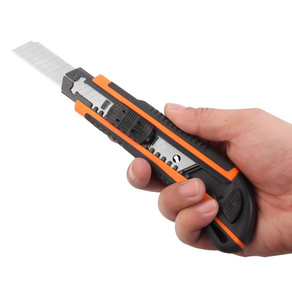 خرید آنلاین چاقوی کاربردی پروگریپ با قفل ایمنی ۱۸ میلی‌متر | KSEIBI